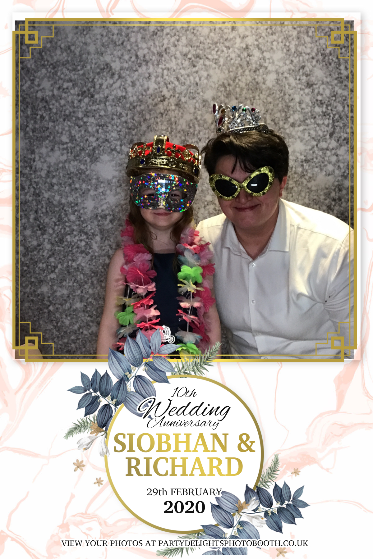 Siobhan and Richards Vow renewal  | View more photos from the event at gallery.partydelightsphotobooth.co.uk/u/PartyDelightsPhotoBooth/Siobhan-and-Richards-Vow-renewal